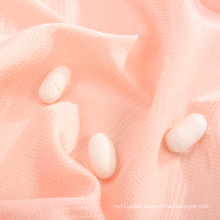 124CM 25%SILK 34%COTTON 41%VISCOSE silk crinkle cotton silk blend satin fabric